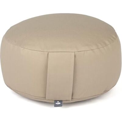 Bodhi Rondo ECO Coussin de méditation Coussin de yoga avec rembourrage en épeautre bio Housse 100 % coton Housse lavable avec dragonne pratique Hauteur 20 cm (taupe clair) - Publicité Bodhi Rondo ECO Coussin de méditation Coussin de yoga avec rembourrage en épeautre bio Housse 100 % coton Housse lavable avec dragonne pratique Hauteur 20 cm (taupe clair) - Publicité