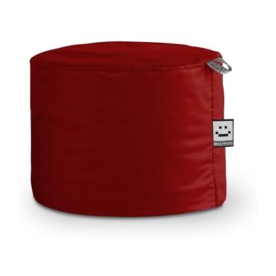 Happers Pouf Tabouret Similicuir Intérieur Grenat - Publicité Happers Pouf Tabouret Similicuir Intérieur Grenat - Publicité
