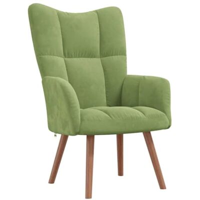 vidaXL Chaise de Relaxation Fauteuil de Détente Siège de Relaxation Chaise de Détente Salon Salle de Séjour Intérieur Vert Clair Velours - Publicité vidaXL Chaise de Relaxation Fauteuil de Détente Siège de Relaxation Chaise de Détente Salon Salle de Séjour Intérieur Vert Clair Velours - Publicité