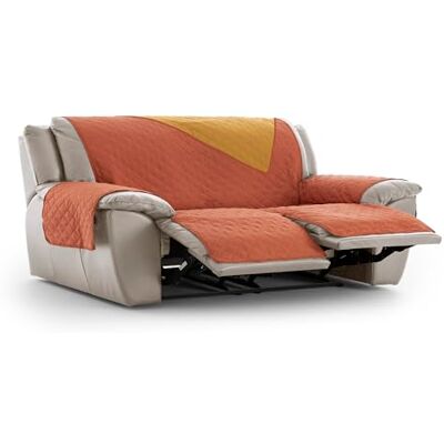 Eysa Magnus Housse de canapé réversible 3x2 Relax Pratique C/09, 09 Tuile - Publicité Eysa Magnus Housse de canapé réversible 3x2 Relax Pratique C/09, 09 Tuile - Publicité
