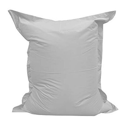 chilly pilley Pouf L XL XXL Coussin De Sol Géant pour S'allonger Et S'asseoir Garniture en Polystyrène, Imperméable, Hydrofuge (180x140, Argent) - Publicité chilly pilley Pouf L XL XXL Coussin De Sol Géant pour S'allonger Et S'asseoir Garniture en Polystyrène, Imperméable, Hydrofuge (180x140, Argent) - Publicité