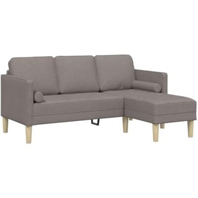 Canapé L de 3 places Taupe de Vidaxl - Sofa - Publicité Canapé L de 3 places Taupe de Vidaxl - Sofa - Publicité