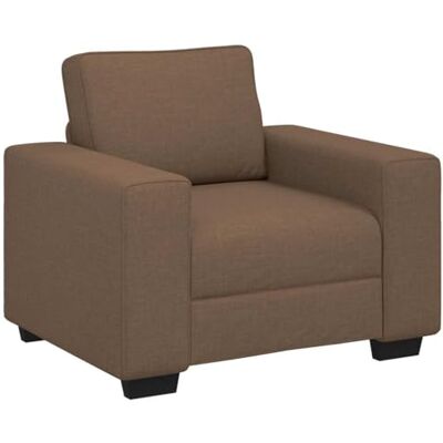 Fauteuil 60 cm marron en tissu - Publicité Fauteuil 60 cm marron en tissu - Publicité