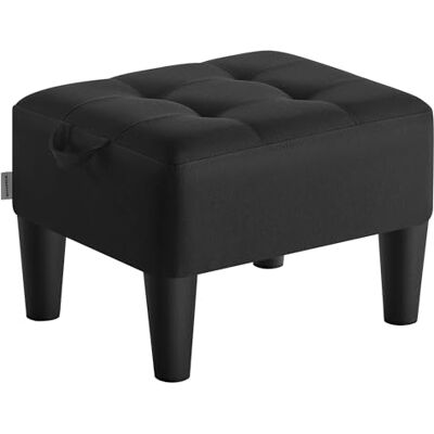 SONGMICS Tabouret, Repose-Pieds, en Tissu Façon Lin, Pouf, Rembourrage Épais, Capacité de Charge 150 kg, pour Salon, Chambre, Entrée, Noir d’Encre LOM502B01 - Publicité SONGMICS Tabouret, Repose-Pieds, en Tissu Façon Lin, Pouf, Rembourrage Épais, Capacité de Charge 150 kg, pour Salon, Chambre, Entrée, Noir d’Encre LOM502B01 - Publicité