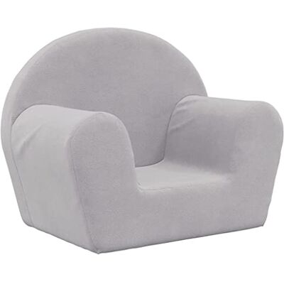vidaXL Canapé pour Enfants, Mini-canapé avec Housse Amovible, Canapé pour Tout-Petits, Meuble de Chambre d'enfant, Gris Clair Peluche Douce - Publicité vidaXL Canapé pour Enfants, Mini-canapé avec Housse Amovible, Canapé pour Tout-Petits, Meuble de Chambre d'enfant, Gris Clair Peluche Douce - Publicité