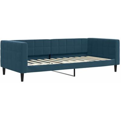 vidaXL Lit de Repos Bleu 90x200 cm Velours, , Canapé-lit Confortable, Lit d'appoint, Simple - Publicité vidaXL Lit de Repos Bleu 90x200 cm Velours, , Canapé-lit Confortable, Lit d'appoint, Simple - Publicité