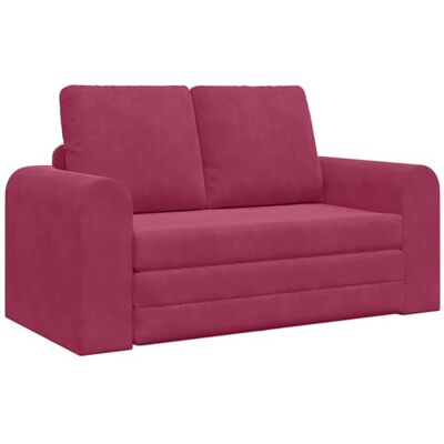 vidaXL Canapé-Lit Bordeaux 148 x 71 x 83 cm Velours, Salon, canapé-lit rectangulaire Moderne, Convertible, Meuble Pratique, Espace optimisé, Style Chic - Publicité vidaXL Canapé-Lit Bordeaux 148 x 71 x 83 cm Velours, Salon, canapé-lit rectangulaire Moderne, Convertible, Meuble Pratique, Espace optimisé, Style Chic - Publicité