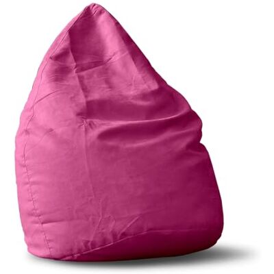LUMALAND - Luxury XL Sitzsack - Rose - 120L - bean bag - Publicité LUMALAND - Luxury XL Sitzsack - Rose - 120L - bean bag - Publicité
