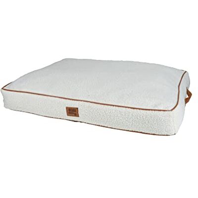 Wooly - Wooly Rectangle Pet Cushion - Blanc - 80x60x10 cm - Publicité Wooly - Wooly Rectangle Pet Cushion - Blanc - 80x60x10 cm - Publicité