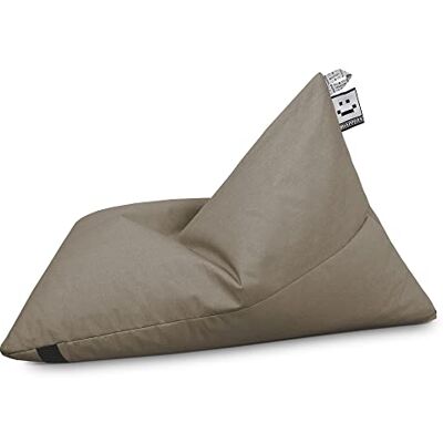 Happers to-Go Pouf pour Extérieur Sable avec Poche et Poignée pour Le Transporter Partout où Vous Voulez - Publicité Happers to-Go Pouf pour Extérieur Sable avec Poche et Poignée pour Le Transporter Partout où Vous Voulez - Publicité