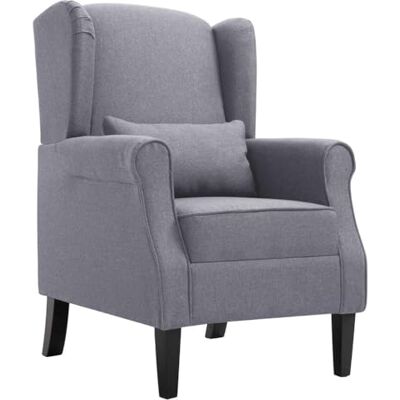 vidaXL Fauteuil Chaise de Salon Siège de Salon Fauteuil de Chambre Siège de Bureau Fauteuil de Salle de Séjour Maison Interieur Gris Foncé Tissu - Publicité vidaXL Fauteuil Chaise de Salon Siège de Salon Fauteuil de Chambre Siège de Bureau Fauteuil de Salle de Séjour Maison Interieur Gris Foncé Tissu - Publicité