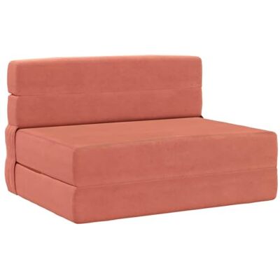 vidaXL Canapé-lit Pliable Rouge Orange 70 x 72 x 60 cm Tissu, Canapé-lit Pliable Moderne, rectangulaire, Convertible pour Chambre, Salon, élégant et Gain de Place - Publicité vidaXL Canapé-lit Pliable Rouge Orange 70 x 72 x 60 cm Tissu, Canapé-lit Pliable Moderne, rectangulaire, Convertible pour Chambre, Salon, élégant et Gain de Place - Publicité