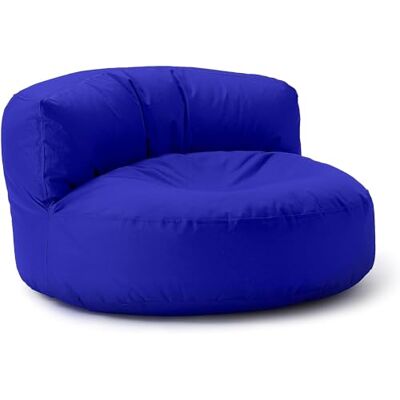 Lumaland Pouf salon Canapé pouf Rond Pour l'extérieur Rembourrage de 320 l 90 x 50 cm Bleu roi - Publicité Lumaland Pouf salon Canapé pouf Rond Pour l'extérieur Rembourrage de 320 l 90 x 50 cm Bleu roi - Publicité
