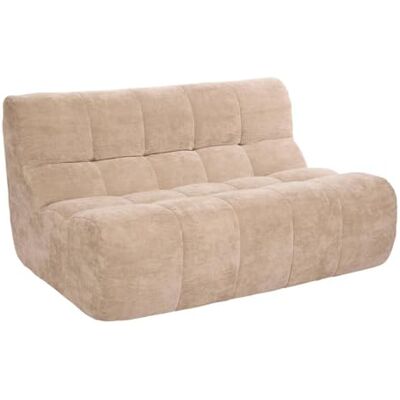 ATMOSPHERA CREATEUR D'INTERIEUR Atmosphera Canapé miroa 2 Places 130x92x68 cm en Tissu Beige - Publicité ATMOSPHERA CREATEUR D'INTERIEUR Atmosphera Canapé miroa 2 Places 130x92x68 cm en Tissu Beige - Publicité