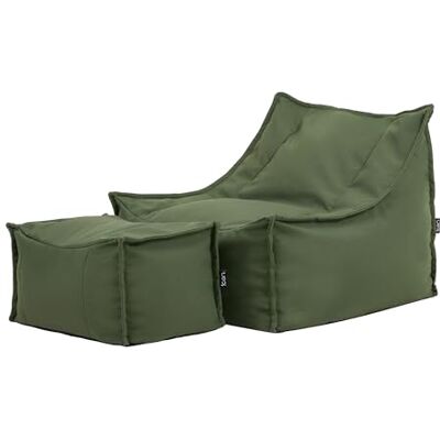 Icon Alto Pouf avec Tabouret, Pouf Poire avec Remplissage, Chaise Confortable, Fauteuil Salon Confortable, Chaise de Jardin, Salon de Jardin Exterieur, Fauteuil Exterieur, Vert Kaki - Publicité Icon Alto Pouf avec Tabouret, Pouf Poire avec Remplissage, Chaise Confortable, Fauteuil Salon Confortable, Chaise de Jardin, Salon de Jardin Exterieur, Fauteuil Exterieur, Vert Kaki - Publicité