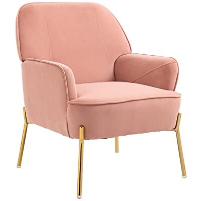 SEPNINE Fauteuil en Velours Confortable avec Accoudoirs, Assise Épaisse et Pieds en Métal, Chaise Relax pour Salon ou Chambre- Jusqu'à 135 kg - Publicité SEPNINE Fauteuil en Velours Confortable avec Accoudoirs, Assise Épaisse et Pieds en Métal, Chaise Relax pour Salon ou Chambre- Jusqu'à 135 kg - Publicité