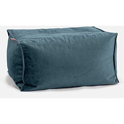 Lounge Pug Petit Pouf Repose Pied en Velours, Repose-Pieds Ottoman, Siège Supplémentaire pour Salon, Entrée, Bureau, Bleu Canard - Publicité Lounge Pug Petit Pouf Repose Pied en Velours, Repose-Pieds Ottoman, Siège Supplémentaire pour Salon, Entrée, Bureau, Bleu Canard - Publicité