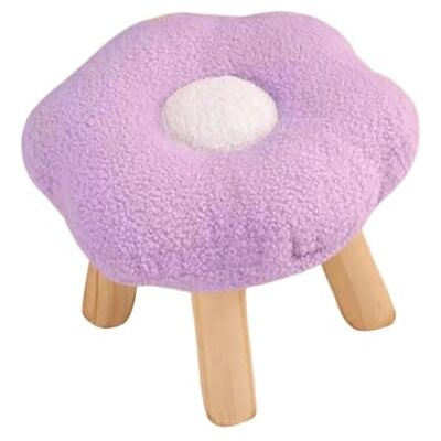 SFOIKVG Tabouret Bas Repose-Pieds en Bois, Petit Tabouret antidérapant sous Le Bureau, Repose-Pieds Ottoman, Doux for Salle de Jeux, Appartement, Porche, Chambre à Coucher pour la Maison(Purple) - Publicité SFOIKVG Tabouret Bas Repose-Pieds en Bois, Petit Tabouret antidérapant sous Le Bureau, Repose-Pieds Ottoman, Doux for Salle de Jeux, Appartement, Porche, Chambre à Coucher pour la Maison(Purple) - Publicité