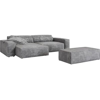 DELIFE - Sirpio XL - 270x170 - Microfibre Taupe - Canapé - Publicité DELIFE - Sirpio XL - 270x170 - Microfibre Taupe - Canapé - Publicité