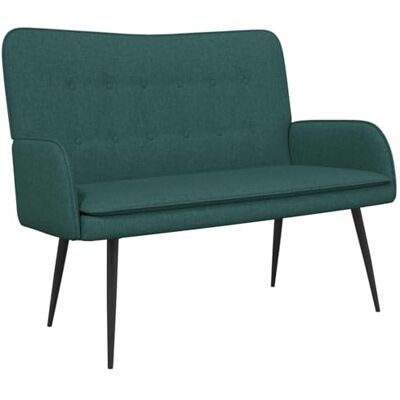 vidaXL Sofa 2 places Vert foncé 115 x 61 x 87 cm Tissu, Canapé 2 places moderne, avec accoudoirs, compact et tendance, parfait pour se détendre dans le salon - Publicité vidaXL Sofa 2 places Vert foncé 115 x 61 x 87 cm Tissu, Canapé 2 places moderne, avec accoudoirs, compact et tendance, parfait pour se détendre dans le salon - Publicité