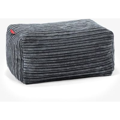 Lounge Pug Petit Pouf Repose Pied en Velours Côtelé, Repose-Pieds Ottoman, Siège Supplémentaire pour Salon, Entrée, Bureau, Ardoise - Publicité Lounge Pug Petit Pouf Repose Pied en Velours Côtelé, Repose-Pieds Ottoman, Siège Supplémentaire pour Salon, Entrée, Bureau, Ardoise - Publicité