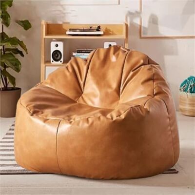 SXBCyan Housse Pouf Poire for Adultes (sans Rembourrage), Fauteuils Poire pour Salon en Cuir Synthétique, Canapé, Fauteuil, Paresseux, Siège Au Sol, Meuble De Salon(Orange) - Publicité SXBCyan Housse Pouf Poire for Adultes (sans Rembourrage), Fauteuils Poire pour Salon en Cuir Synthétique, Canapé, Fauteuil, Paresseux, Siège Au Sol, Meuble De Salon(Orange) - Publicité