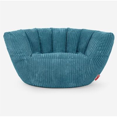 Lounge Pug Pouf Fauteuil Charles Vintish en Velours Côtelé Fauteuil Pouf Élégant, Adulte, Chambre Ado Bleu Mer Égée - Publicité Lounge Pug Pouf Fauteuil Charles Vintish en Velours Côtelé Fauteuil Pouf Élégant, Adulte, Chambre Ado Bleu Mer Égée - Publicité
