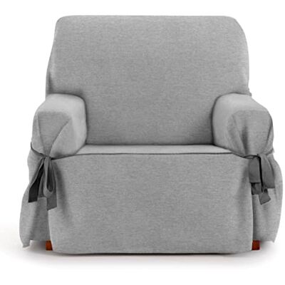 Eysa Valkiria Universal Sofa Cover with Ties 1 Seater Colour 06, Gris Clair 6 - Publicité Eysa Valkiria Universal Sofa Cover with Ties 1 Seater Colour 06, Gris Clair 6 - Publicité