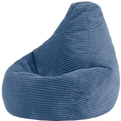 Icon Dalton Pouf Enfant, Velours Côtelé, Pouf Poire avec Remplissage, Chaise Enfant, Fauteuil Chambre, Meuble Chambre, Meuble Salon, Bleu Jeans - Publicité Icon Dalton Pouf Enfant, Velours Côtelé, Pouf Poire avec Remplissage, Chaise Enfant, Fauteuil Chambre, Meuble Chambre, Meuble Salon, Bleu Jeans - Publicité