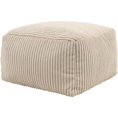 Icon Amara Tabouret Velours Côtelé, Pouf Repose Pieds avec Remplissage, Tabouret Pouf, Meuble Salon, Decoration Chambre, Beige - Publicité Icon Amara Tabouret Velours Côtelé, Pouf Repose Pieds avec Remplissage, Tabouret Pouf, Meuble Salon, Decoration Chambre, Beige - Publicité