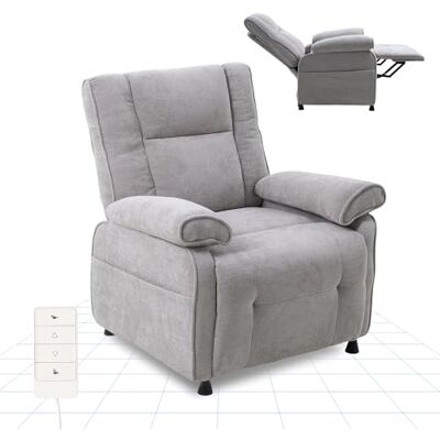 FLEXISPOT Fauteuil Relax Électrique Inclinable 95°–155° – Support 150 kg, Fauteuil TV Ergonomique avec Repose-Pieds, Dossier Réglable, Rembourrage Épais, Poche Latérale, Gris Clair - Publicité FLEXISPOT Fauteuil Relax Électrique Inclinable 95°–155° – Support 150 kg, Fauteuil TV Ergonomique avec Repose-Pieds, Dossier Réglable, Rembourrage Épais, Poche Latérale, Gris Clair - Publicité