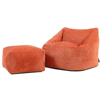 Icon Natalia Pouf Enfant avec Tabouret, Velours Côtelé, Pouf Poire avec Remplissage, Chaise Enfant, Fauteuil Chambre, Meuble Chambre, Meuble Salon, Orange - Publicité Icon Natalia Pouf Enfant avec Tabouret, Velours Côtelé, Pouf Poire avec Remplissage, Chaise Enfant, Fauteuil Chambre, Meuble Chambre, Meuble Salon, Orange - Publicité
