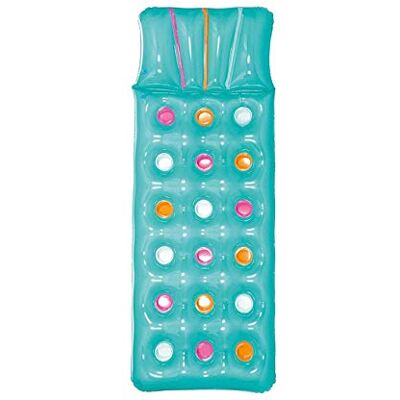 Bestway Matelas gonflable Color Lounge 188 x 71 cm (1 matelas turquoise) - Publicité Bestway Matelas gonflable Color Lounge 188 x 71 cm (1 matelas turquoise) - Publicité