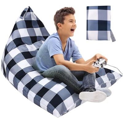 BYZESTY Pouf Poire sans Remplissage, Pouf Enfant Peluche Jouet de Rangement, Pouf Salon Chambre, Pouf de Rangement, Polyvalent Pouf Poire Fauteuils Poire Sol Jouet pour Enfants Adultes - Publicité BYZESTY Pouf Poire sans Remplissage, Pouf Enfant Peluche Jouet de Rangement, Pouf Salon Chambre, Pouf de Rangement, Polyvalent Pouf Poire Fauteuils Poire Sol Jouet pour Enfants Adultes - Publicité