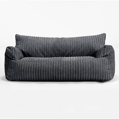 Lounge Pug Canapé Pouf Josephine pour Enfant en Velours Côtelé Canapé Confortable pour Filles et Garçons Noir - Publicité Lounge Pug Canapé Pouf Josephine pour Enfant en Velours Côtelé Canapé Confortable pour Filles et Garçons Noir - Publicité