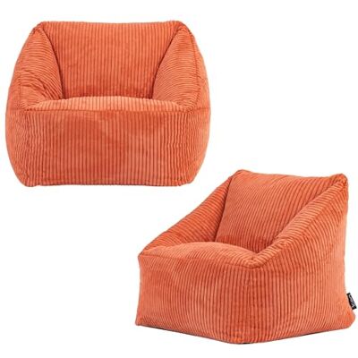 Icon Natalia Pouf Enfant, Lot de 2, Velours Côtelé, Pouf Poire avec Remplissage, Chaise Enfant, Fauteuil Chambre, Meuble Chambre, Meuble Salon, Orange - Publicité Icon Natalia Pouf Enfant, Lot de 2, Velours Côtelé, Pouf Poire avec Remplissage, Chaise Enfant, Fauteuil Chambre, Meuble Chambre, Meuble Salon, Orange - Publicité