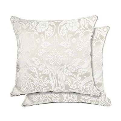 Emma Barclay Eden Housse de Coussin Jacquard Crème 43 x 43 cm - Publicité Emma Barclay Eden Housse de Coussin Jacquard Crème 43 x 43 cm - Publicité