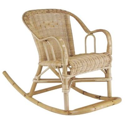 PEGANE Rocking-Chair Enfant en rotin, Dim : 41 x 75 x 52 - Publicité PEGANE Rocking-Chair Enfant en rotin, Dim : 41 x 75 x 52 - Publicité