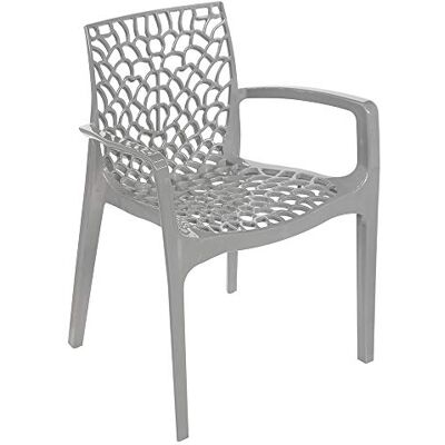 Grand Soleil - Chaise empilable en polypropylène moderne - Publicité Grand Soleil - Chaise empilable en polypropylène moderne - Publicité