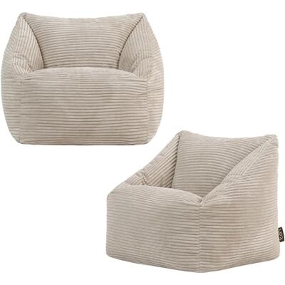 Icon Natalia Pouf Enfant, Lot de 2, Velours Côtelé, Pouf Poire avec Remplissage, Chaise Enfant, Fauteuil Chambre, Meuble Chambre, Meuble Salon, Beige - Publicité Icon Natalia Pouf Enfant, Lot de 2, Velours Côtelé, Pouf Poire avec Remplissage, Chaise Enfant, Fauteuil Chambre, Meuble Chambre, Meuble Salon, Beige - Publicité