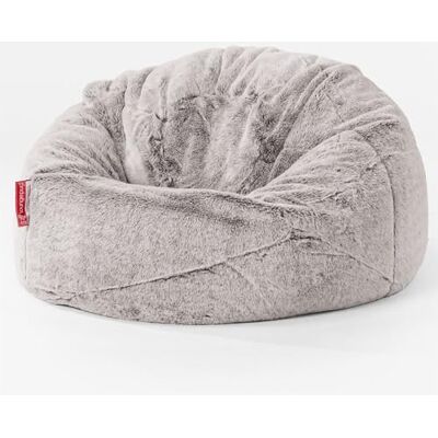 Lounge Pug Fausse Fourrure Lapin Pouf Enfant Pouf Poire Classique Enfant Gris Clair - Publicité Lounge Pug Fausse Fourrure Lapin Pouf Enfant Pouf Poire Classique Enfant Gris Clair - Publicité