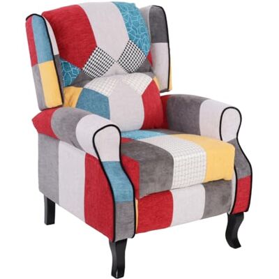 BAKAJI Fauteuil inclinable revêtu et rembourré avec Motif Patchwork, Style de Touche, décoration de Maison, idéal pour Lecture et Repos, Dossier Confortable Ergonomique pour Posture Droite (Marron) - Publicité BAKAJI Fauteuil inclinable revêtu et rembourré avec Motif Patchwork, Style de Touche, décoration de Maison, idéal pour Lecture et Repos, Dossier Confortable Ergonomique pour Posture Droite (Marron) - Publicité