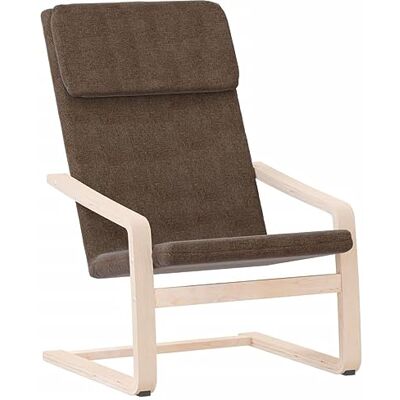 vidaXL Chaise de Relaxation, Fauteuil avec Coussin, Chaise Longue Rembourrée, Siège de Salon Salle de Séjour Intérieur, Moderne, Marron Foncé Tissu - Publicité vidaXL Chaise de Relaxation, Fauteuil avec Coussin, Chaise Longue Rembourrée, Siège de Salon Salle de Séjour Intérieur, Moderne, Marron Foncé Tissu - Publicité
