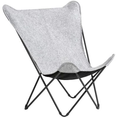 Lafuma MOBILIER Fauteuil Papillon Grande Largeur Sphinx Soft Gris Plume Fabriqué en France LFM2951_9310 Garantie 5 Ans L.83xl.91xH.87cm - Publicité Lafuma MOBILIER Fauteuil Papillon Grande Largeur Sphinx Soft Gris Plume Fabriqué en France LFM2951_9310 Garantie 5 Ans L.83xl.91xH.87cm - Publicité