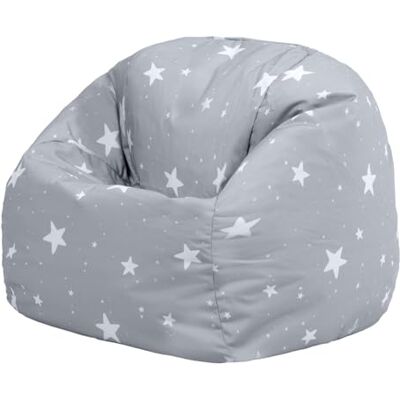 Icon Étoiles Pouf Enfant, pour Poire avec Remplissage, Chaise Enfant, Fauteuil Chambre, Meuble Chambre, Meuble Salon, Gris - Publicité Icon Étoiles Pouf Enfant, pour Poire avec Remplissage, Chaise Enfant, Fauteuil Chambre, Meuble Chambre, Meuble Salon, Gris - Publicité