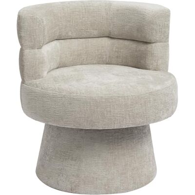 DUHOME Fauteuil Pivotant Design Moderne Chaise en Chenille avec Dossier Incurvé Fauteuil Confortable Rembourré pour Salon Chambre Bureau (Beige) - Publicité DUHOME Fauteuil Pivotant Design Moderne Chaise en Chenille avec Dossier Incurvé Fauteuil Confortable Rembourré pour Salon Chambre Bureau (Beige) - Publicité