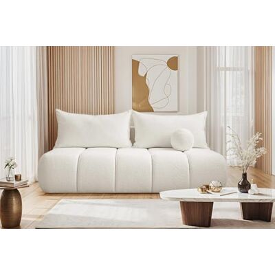 Kaiser Canapé Convertible avec Coffre de Rangement, Canapé-lit pour literie, Sofa Relax rembourré, Coussins décoratifs, Canapé élégant sans accoudoirs Confortable pour Salon, Piano, Écru - Publicité Kaiser Canapé Convertible avec Coffre de Rangement, Canapé-lit pour literie, Sofa Relax rembourré, Coussins décoratifs, Canapé élégant sans accoudoirs Confortable pour Salon, Piano, Écru - Publicité