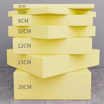 Lesone Mousse D'ameublement de Rechange, 3/5/8/10/15 cm Éponge Haute Densité 35D, Mousse de Rembourrage Jaune pour Banc de Jardin, Canapé, Fauteuils, à Découper (Épaisseur 5 cm-60x60cm) - Publicité Lesone Mousse D'ameublement de Rechange, 3/5/8/10/15 cm Éponge Haute Densité 35D, Mousse de Rembourrage Jaune pour Banc de Jardin, Canapé, Fauteuils, à Découper (Épaisseur 5 cm-60x60cm) - Publicité