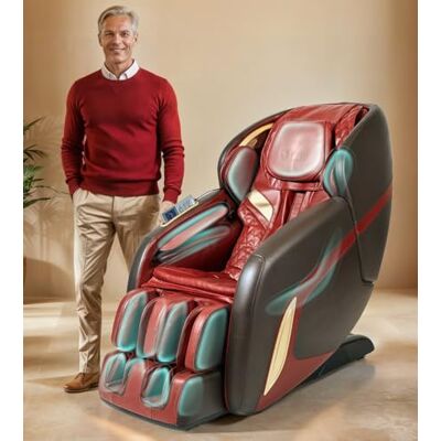 GLOBAL RELAX ® KENSHO 2D+ Fauteuil de Massage I Bordeaux 7 programmes Air Pressure Therapy I Foot Reflex I Back Thermotherapy I Gravity Zero I Zero Space 3D Surround Sound Bluetooth - Publicité GLOBAL RELAX ® KENSHO 2D+ Fauteuil de Massage I Bordeaux 7 programmes Air Pressure Therapy I Foot Reflex I Back Thermotherapy I Gravity Zero I Zero Space 3D Surround Sound Bluetooth - Publicité