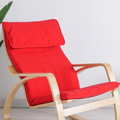 WEIDPHL Coussin De Remplacement pour Chaise en Coton Poang, Housse De Fauteuil Multicolore, Coussin en Tissu Amovible, Chaise en Coton Poang Rembourrée Épaisse,Rouge - Publicité WEIDPHL Coussin De Remplacement pour Chaise en Coton Poang, Housse De Fauteuil Multicolore, Coussin en Tissu Amovible, Chaise en Coton Poang Rembourrée Épaisse,Rouge - Publicité